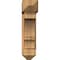 Ekena Millwork Balboa Arts and Crafts Smooth Bracket w/ Offset Brace, Western Red Cedar, 7 1/2"W x 26"D x 30"H BKT0806X26X30BOA03SWR - alternate 2